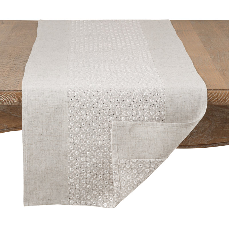 Ophelia Co Victor Harbor Willow Tree Embroidered Table Runner Reviews Wayfair