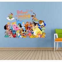 Details about   Cute Lady And The Tramp Silhouette Disney Wall Sticker Vinyl Art Decal Decor