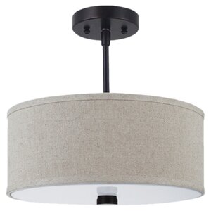 Magaret 2-Light Semi-Flush Mount