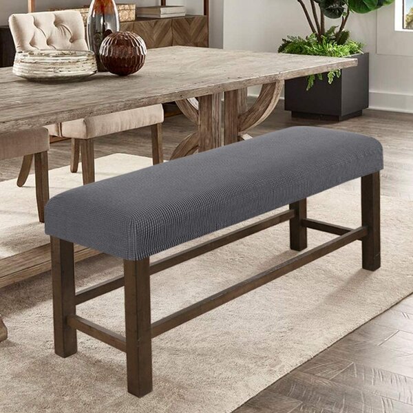 Details about   Rectangle Dining Room Bench Cover Seat Protector Slipcover for Room 
