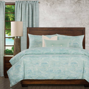 Ernest Hemingway Swept Away Tropical 6 Piece Cal King Duvet Cover