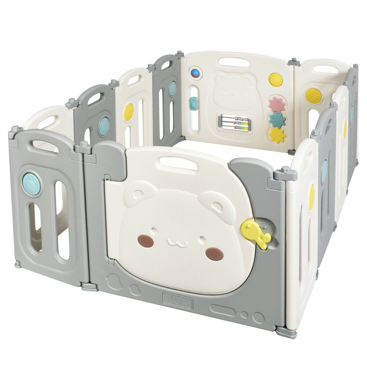 Costway 16/18/20-Panel Baby Playpen Kids Activity Center Playard -  Overstock - 30103783