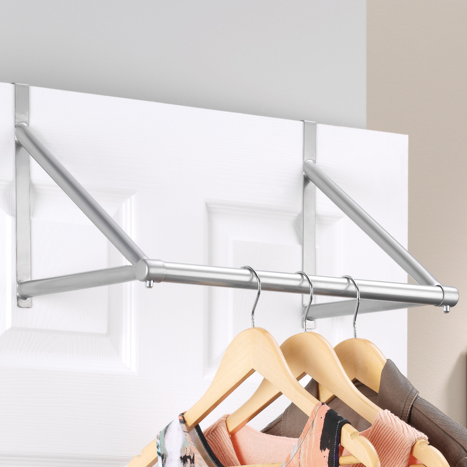 Whitmor Inc Over The Door 18 W Closet Rod Reviews Wayfair