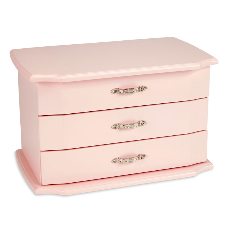 childrens wooden musical jewellery box