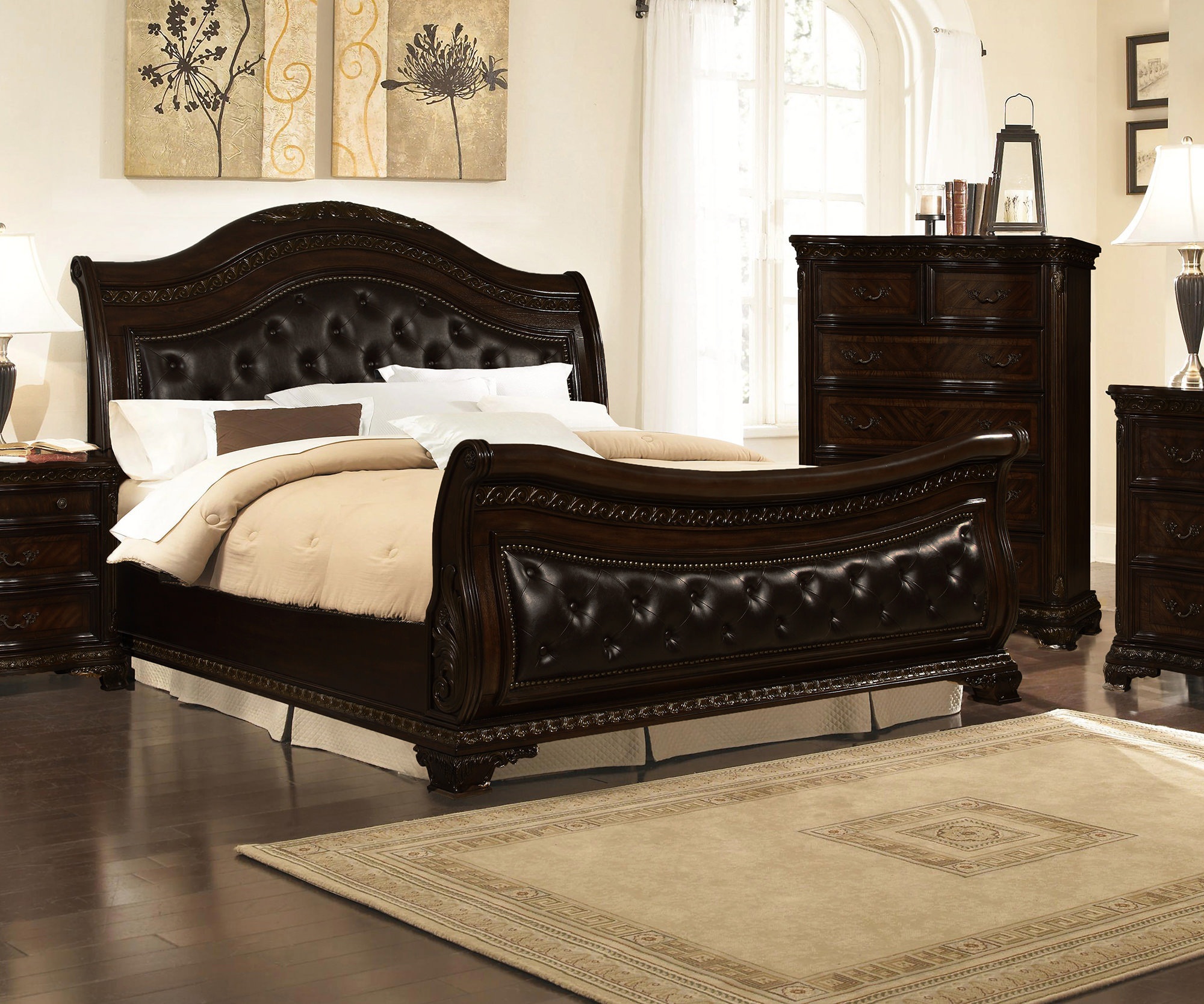 Astoria Grand Seng Upholstered Sleigh Bed Wayfair