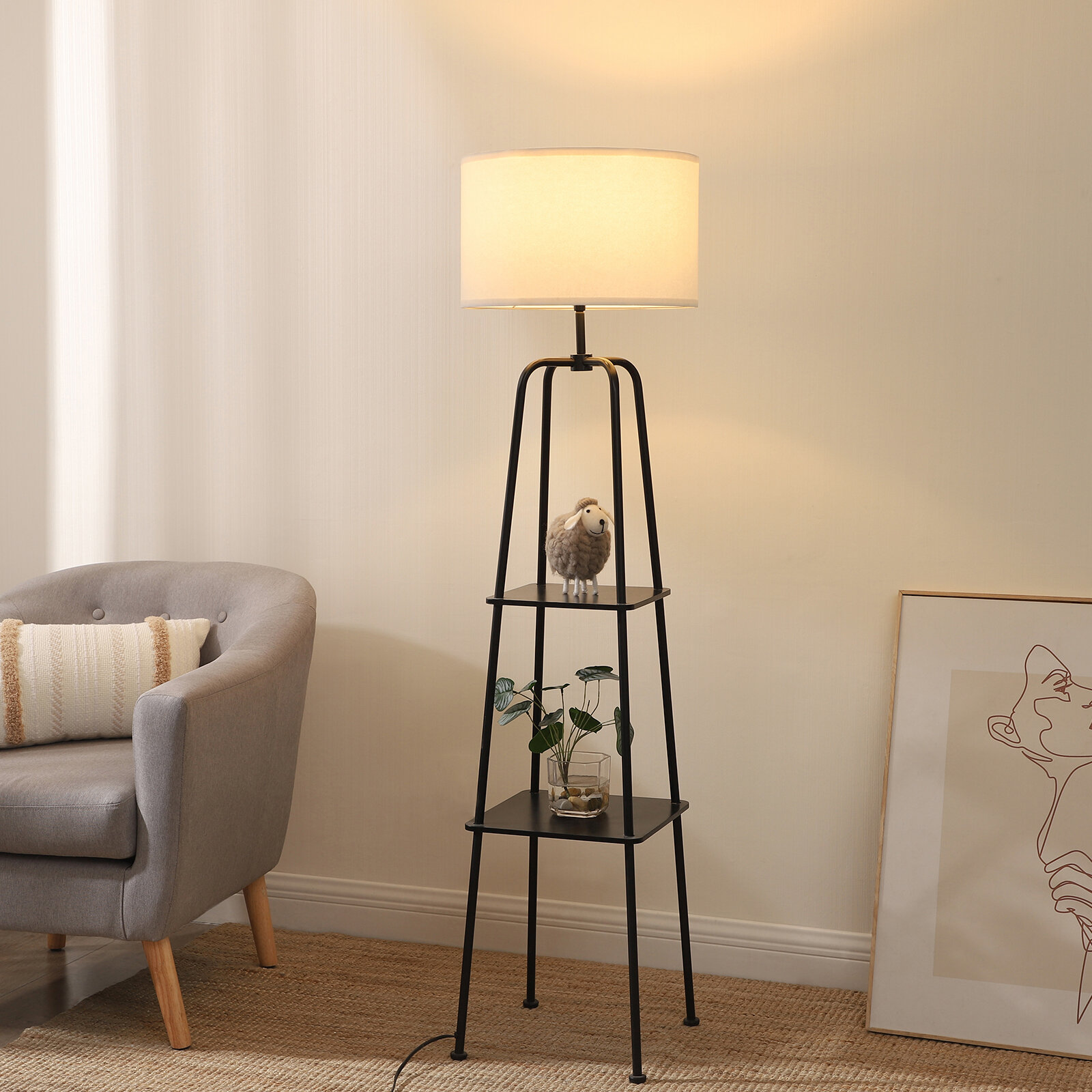 david floor lamp