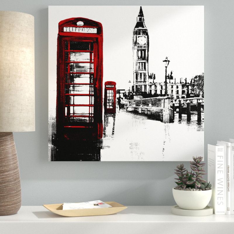 Ebern Designs Telephone Box And Big Ben Of London Oil Painting Print On Wrapped Canvas Wayfair,Price Ideal Decor Kannur