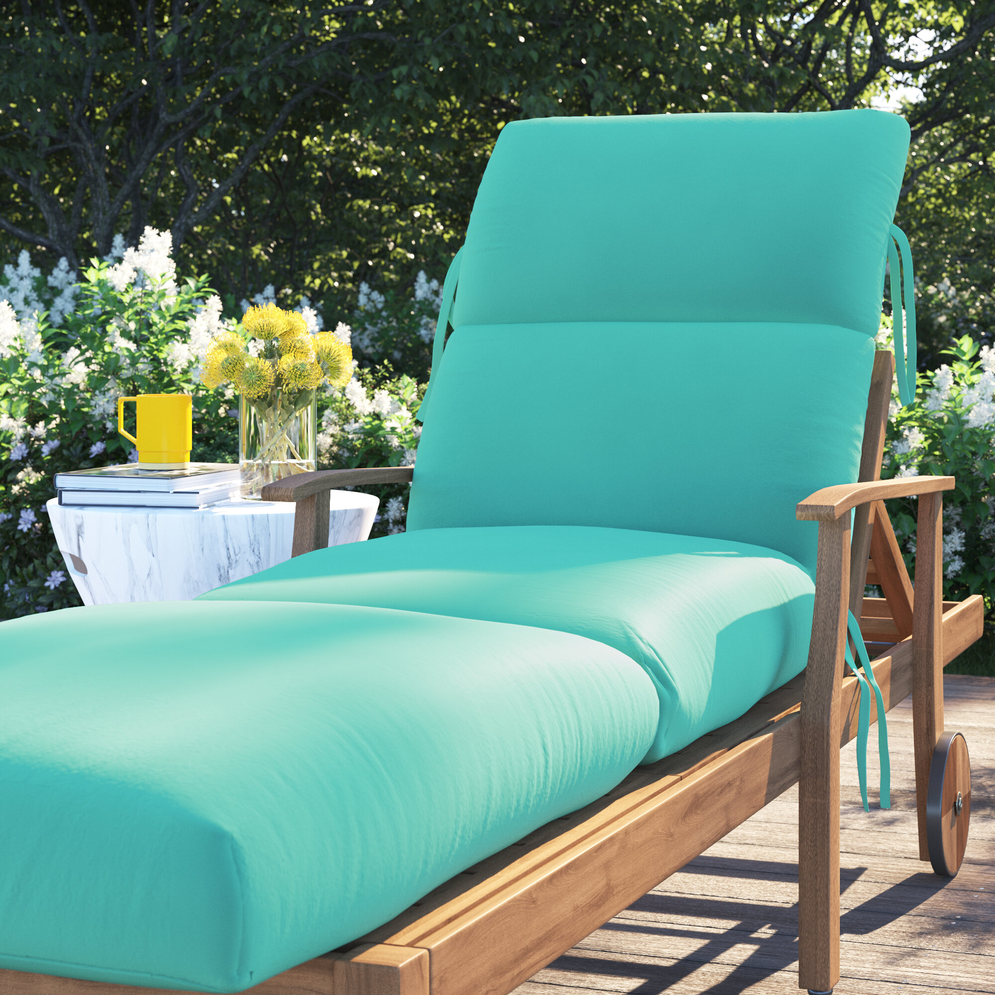 chaise lounge pads sunbrella