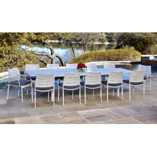 Go to store & view more images Bemelle 13 Piece Sunbrella Dining Set with Cushions by Ebern Designs