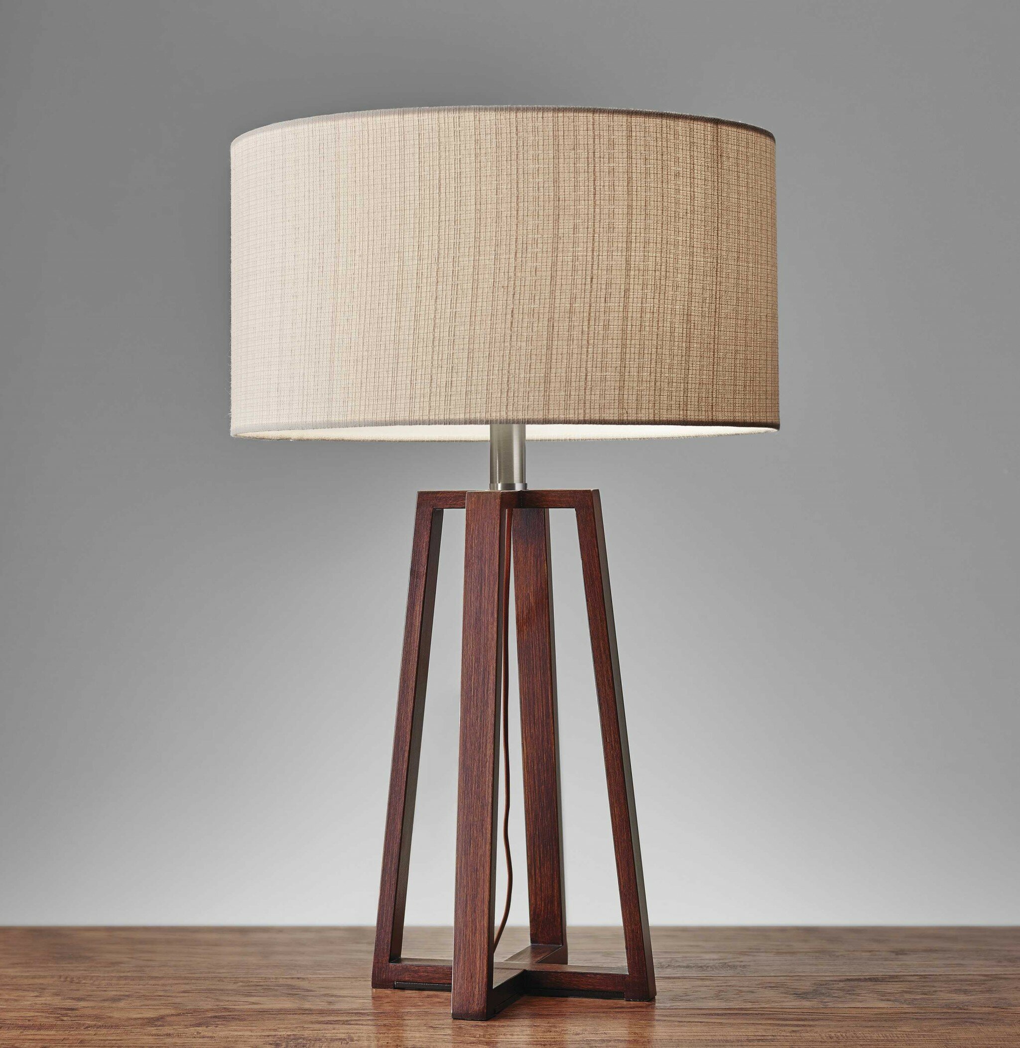 walnut table lamp