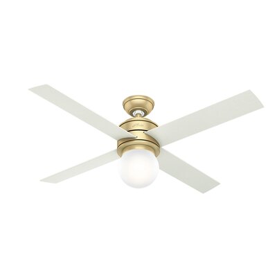 Hunter Fan 52 Hepburn 4 Blade Ceiling Fan Finish Modern