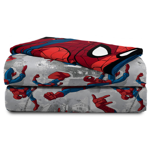 spiderman fitted crib sheet