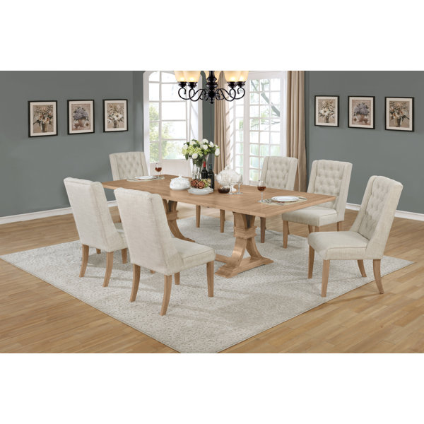 rolf 9 piece extendable dining set canora grey