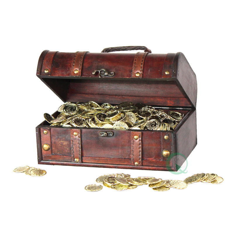 Quickway Imports Pirate Treasure Chest Decorative Box Reviews Pirate Treasure Chest Decorative Box