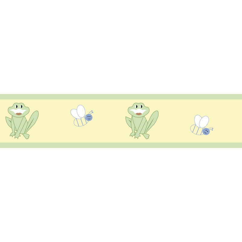 Sweet Jojo Designs Leap Frog 15 X 6 Wildlife Border Wallpaper