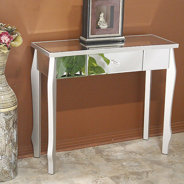 House Of Hampton Lawanda 35 4 Console Table And Mirror Set Reviews Wayfair Ca Best grey bedroom furniture set.