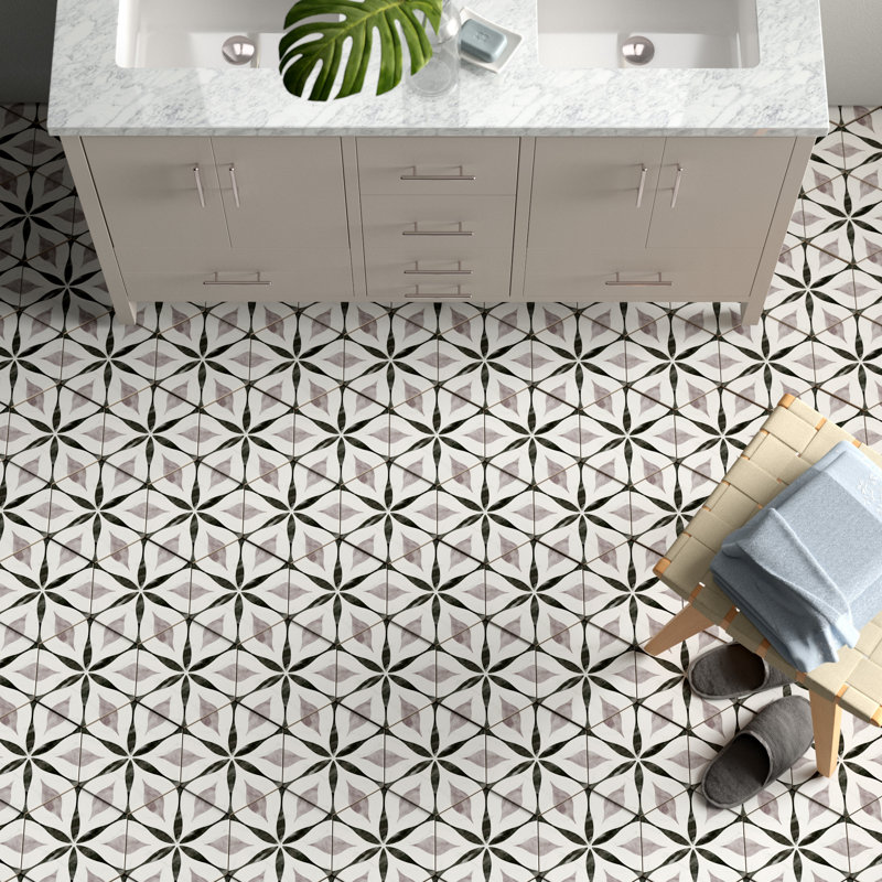 Elitetile Karra 7 X 8 Porcelain Patterned Wall Floor Tile Elitetile Karra 7 X 8 Porcelain