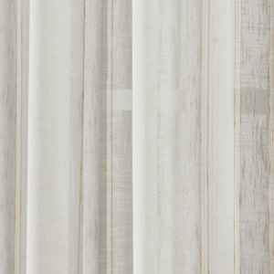 Gloria Striped Sheer Rod pocket Single Curtain Panel