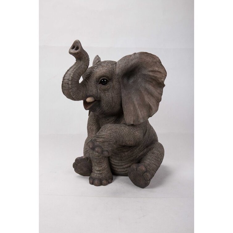 Sitting Baby Elephant Plush cute & realistic