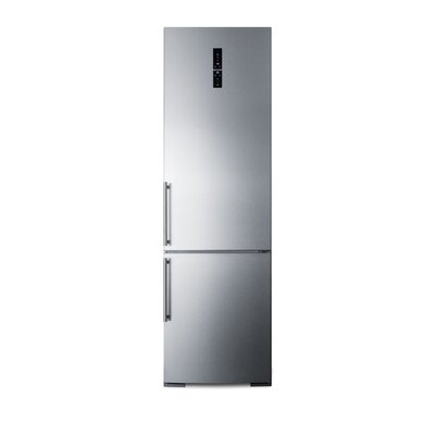 Summit Appliance Summit 12.8 Cu. Ft. Counter Depth Bottom Freezer Refrigerator with Icemaker
