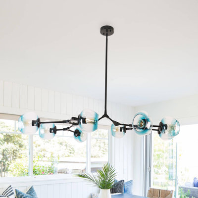 Pendent 8 - Light Sputnik Modern Linear Chandelier