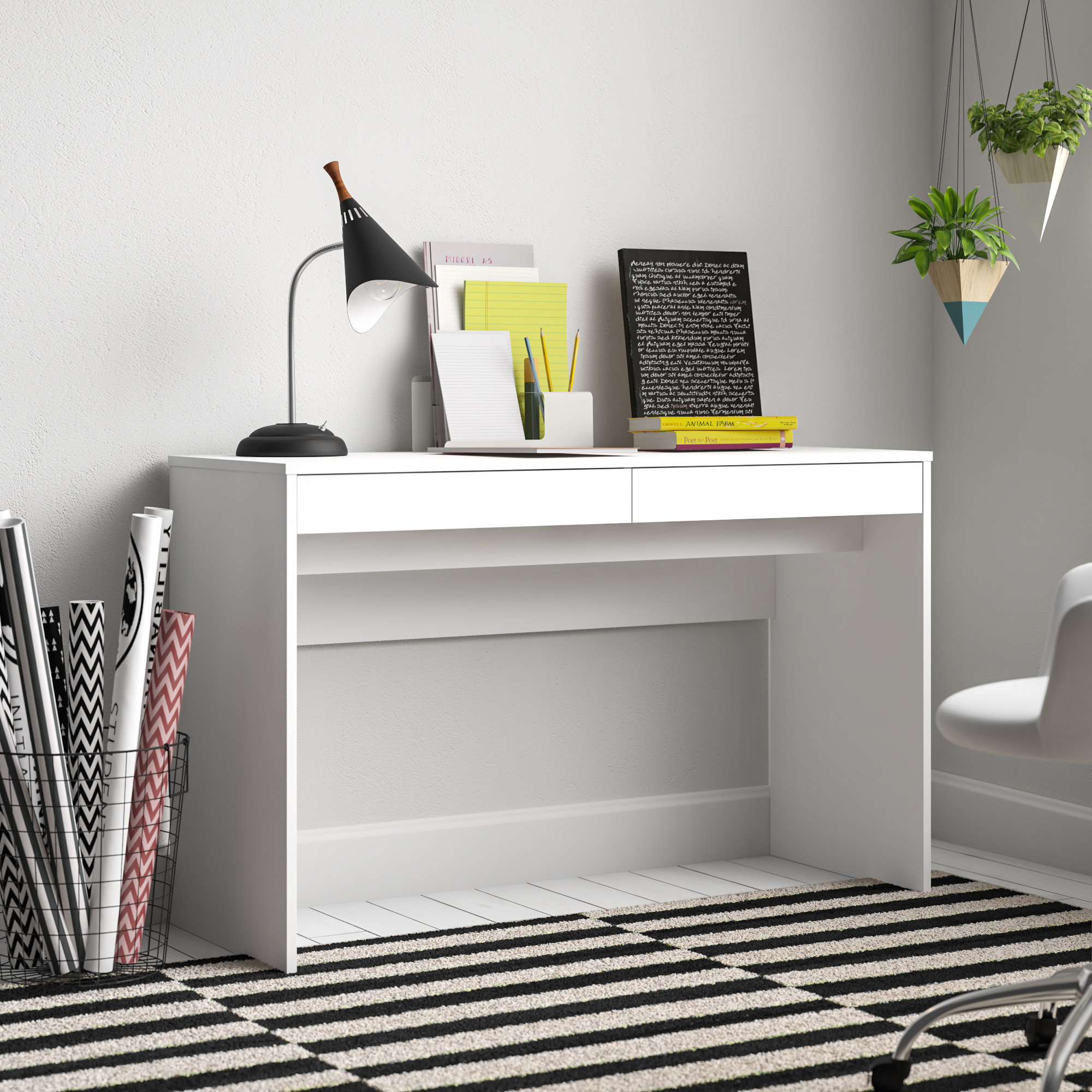 Zipcode Design Aliyah Writing Desk Reviews Wayfair