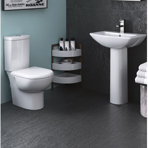 Badezimmer-Set Knedlington mit LED-Spiegel von P..