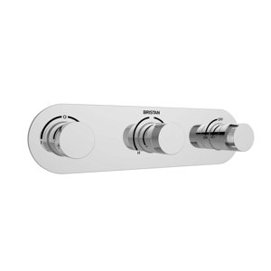 Dreigriff-Duscharmatur Unterputz Tria Dual mit 2..