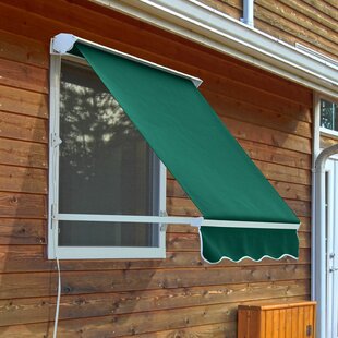 Black And White Striped Awnings On A White House Dark Grey Door House Exterior White Windows Black Decor