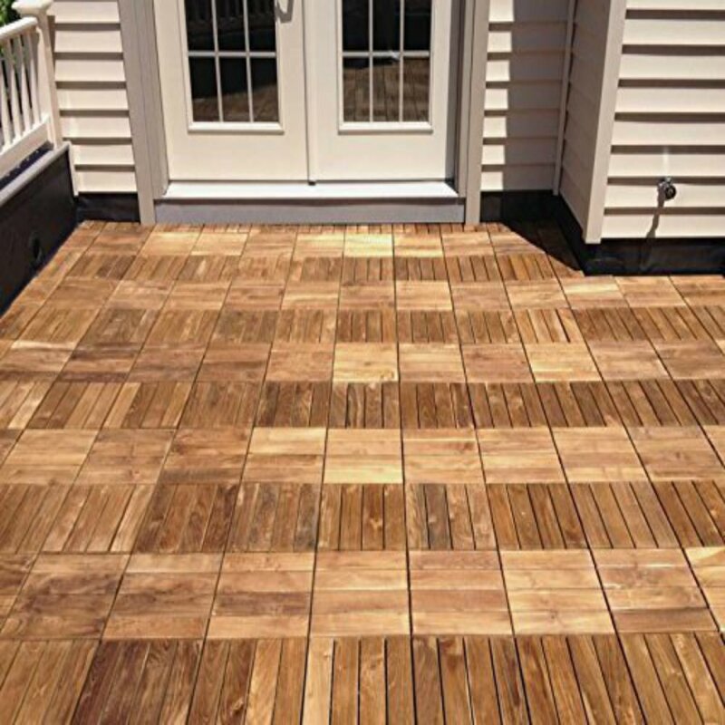 Sol 72 Outdoor Halterman 8mm Laminate Flooring in Brown | Wayfair.co.uk