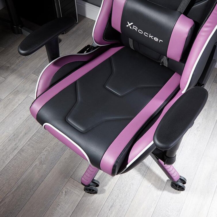 x rocker purple gaming chair