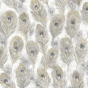 Animal Print Gray Wallpaper You Ll Love In 2021 Wayfair Superfresco easy paste the wall innocence branch grey/silver metallic wallpaper. wayfair