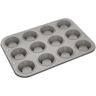 12 Cup Non Stick Fluted Bun Muffin Tin 12 Cup Non Stick Fluted Bun Muffin Tin
