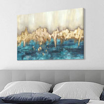 Home Decor Hand-painted Acrylic Art 9x12 Wall Canvas Flow Wall Art Painting