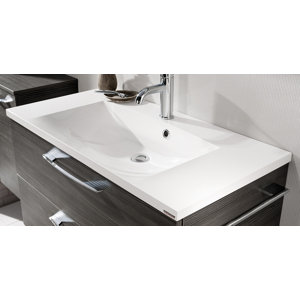Fackelmann 90 cm Einbauwaschbecken Vadea