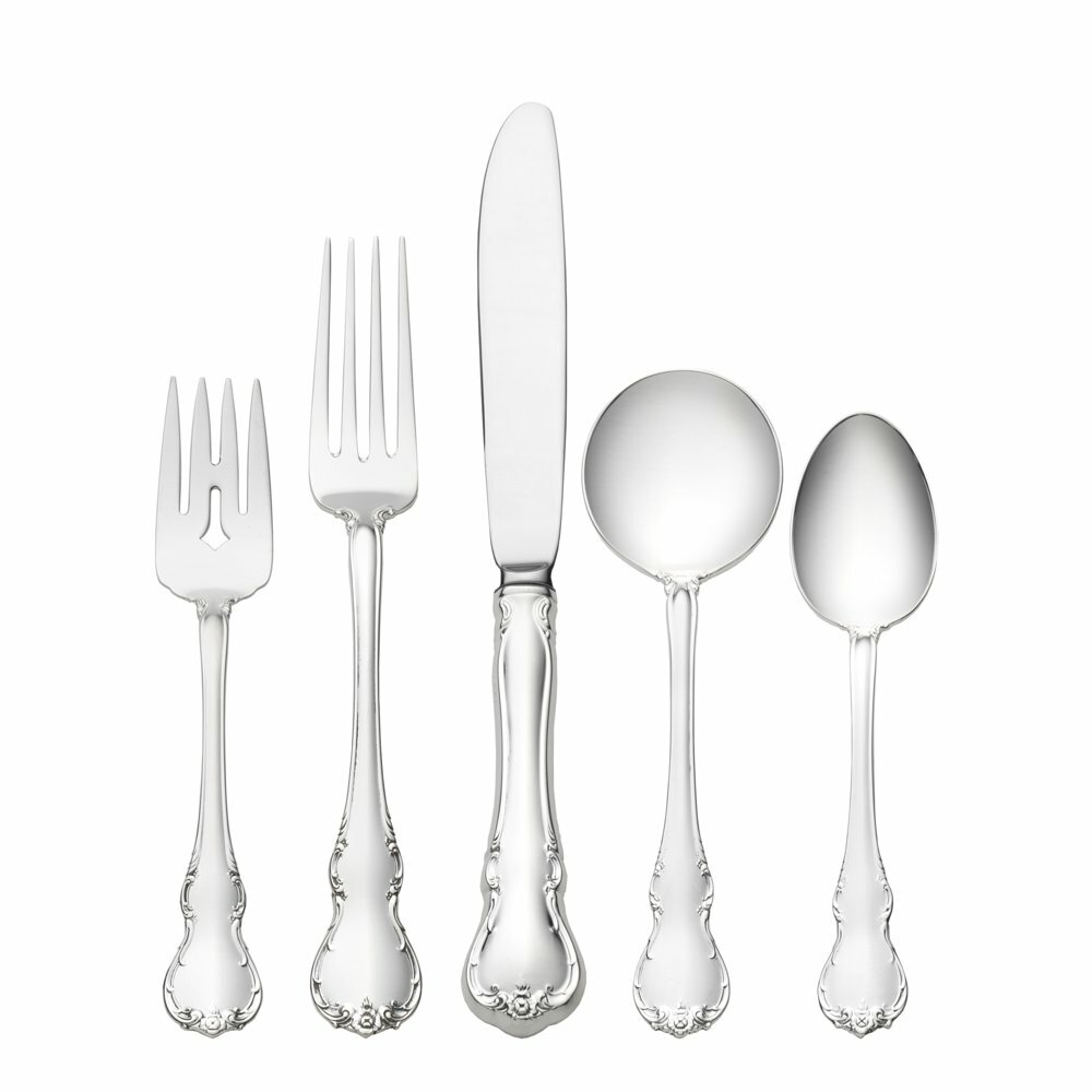 Towle Silversmiths Sterling Silver French Provincial 6 Piece Flatware Set Service For 1 Wayfair