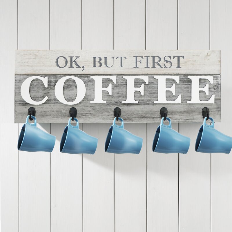 Ok But First Coffee Wall Decor