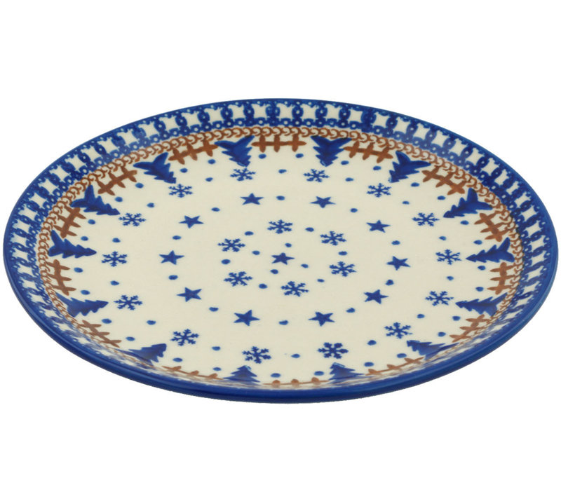 Polmedia Winter Snow Polish Pottery Decorative Plate Wayfair Winter Snow Polish Pottery Decorative Plate