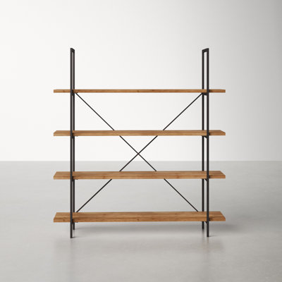Gwyneth 72'' W Iron Etagere Bookcase