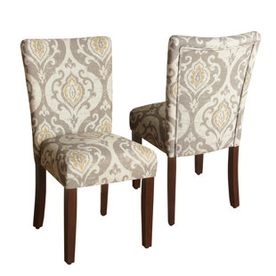 Neena Upholstered Dining Chair (Set Of 2) by Bungalow Rose New