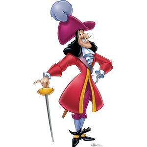 Captain Hook - Disney Villains Cardboard Standup