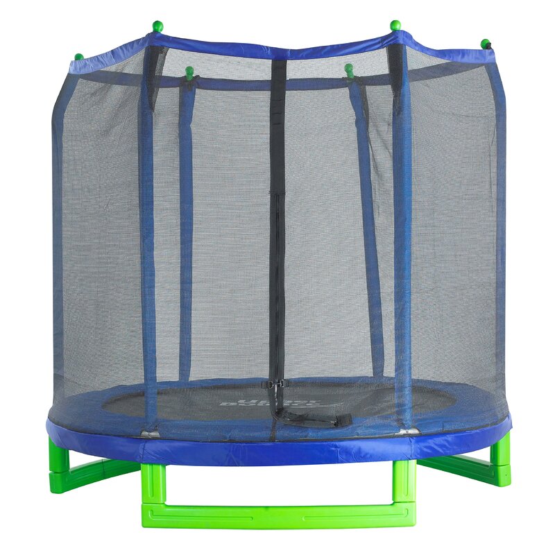 indoor toddler trampoline with enclosure