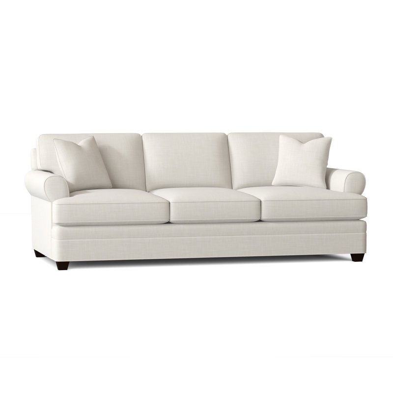 Wayfair Custom Upholstery 91 Rolled Arm Sofa Reviews Wayfair