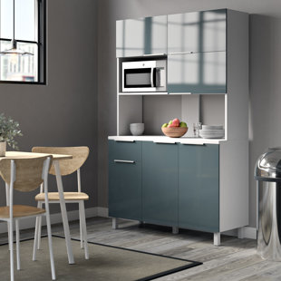 Grey Kitchen Pantry Cabinets You Ll Love Wayfair Co Uk Quickview 0 Apr Financing