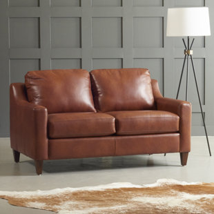 Go to store & view more images Wayfair Custom Upholstery? Jesper Leather Loveseat