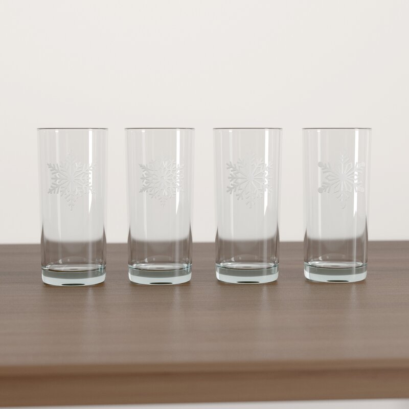 clear drinking glasses