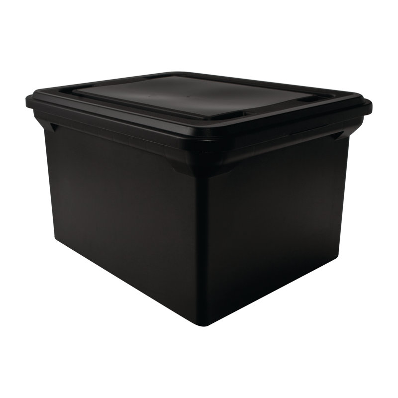 File Tote with Lid
