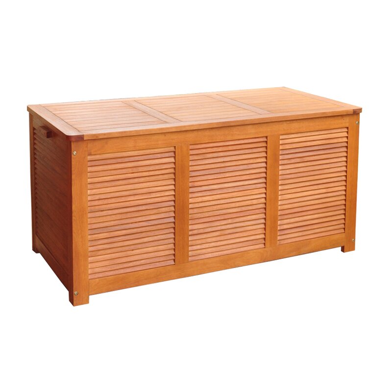 Atlantic Outdoor Outdoor Wood Deck Box & Reviews | Wayfair