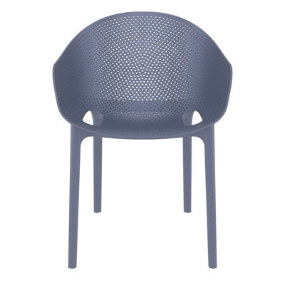 Farrah Stacking Patio Dining Armchair