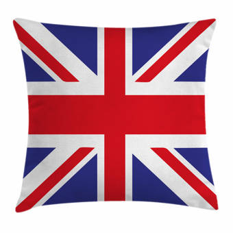 East Urban Home Cute Hearts Pattern Union Jack English Flag Girly